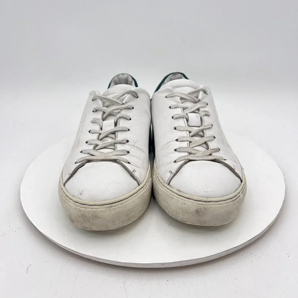 Alexander Laude Women Size EU 41 US 10 White Leather Lace Up Casual Shoes